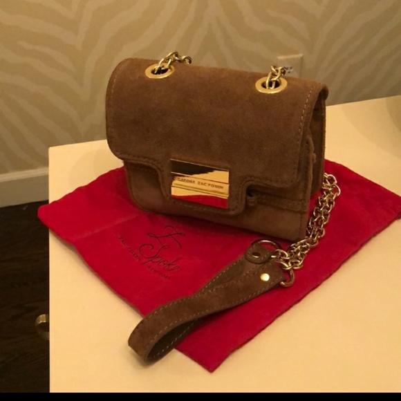 Zac Posen Z Spoke Brown Suede Purse - Picture 12 of 12